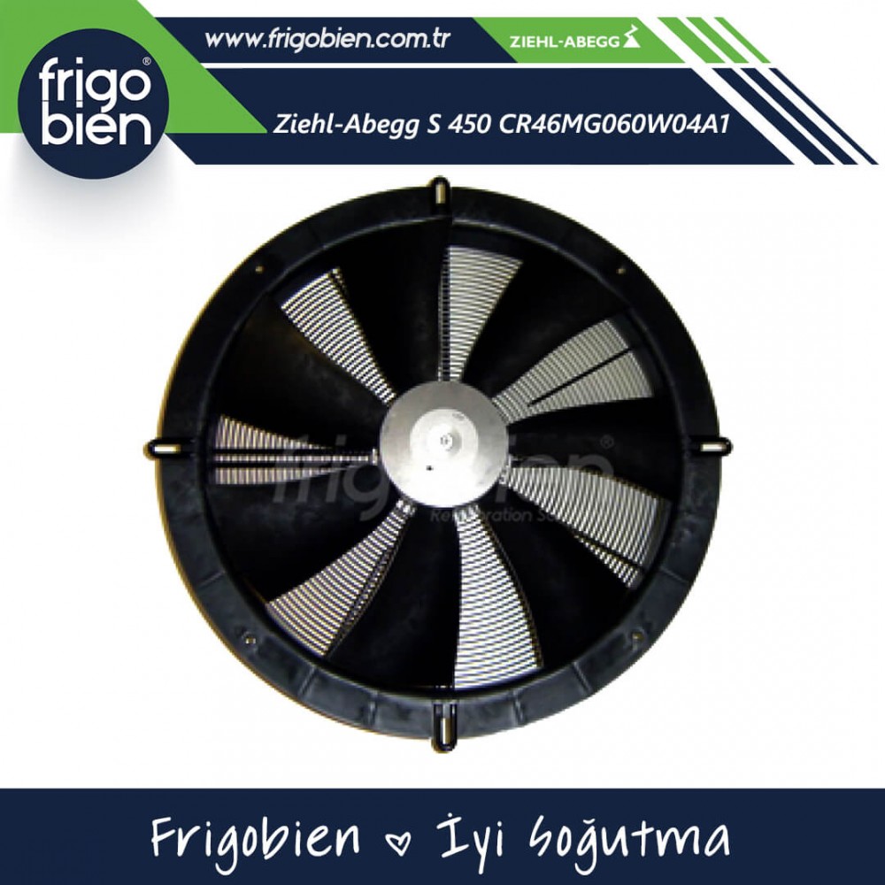Ziehl-Abegg S 450 CR46MG060W04A1 Fan Mot - 029541